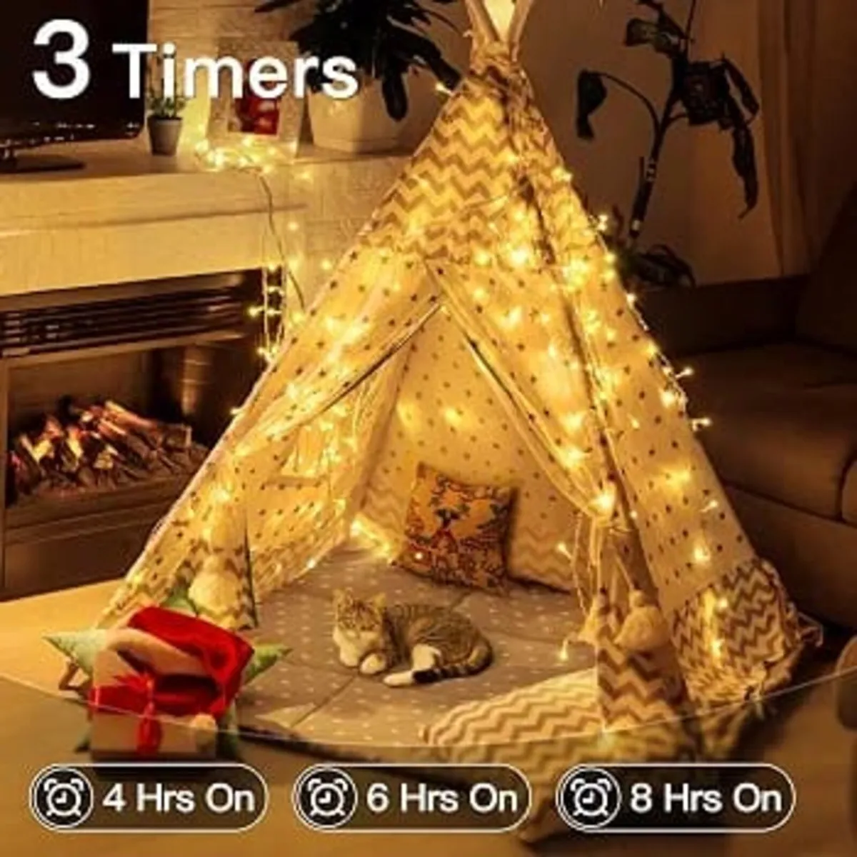 Fairy Lights Plug in, 60m 600 LEDs Fairy Lights Ma - Image 3