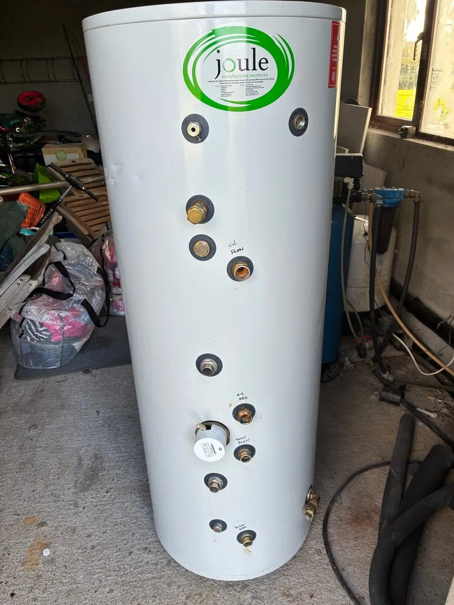 Joule 300L Solar Twin Coil Hot Water Cylinder - Image 1