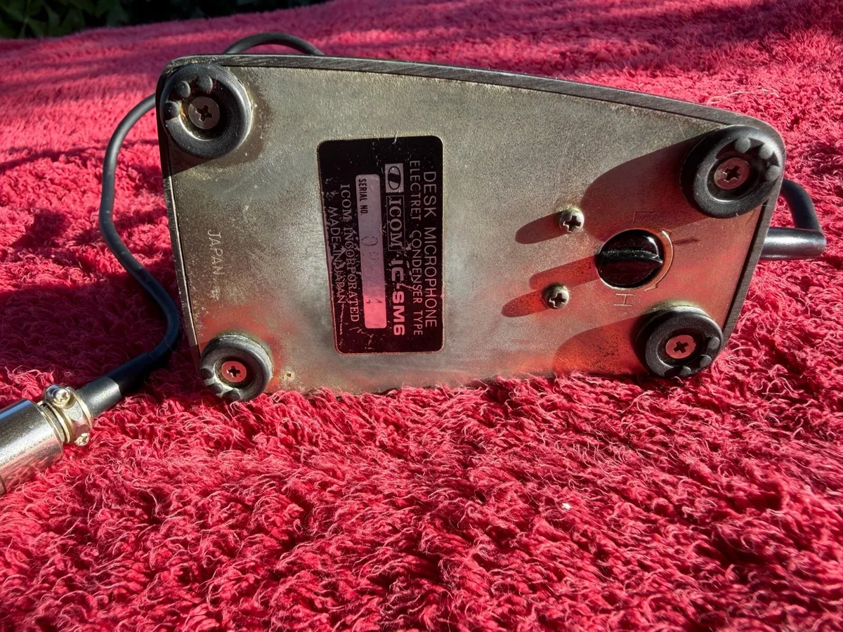 Ham/cb radio icom sm 6 mic excellent condition - Image 2