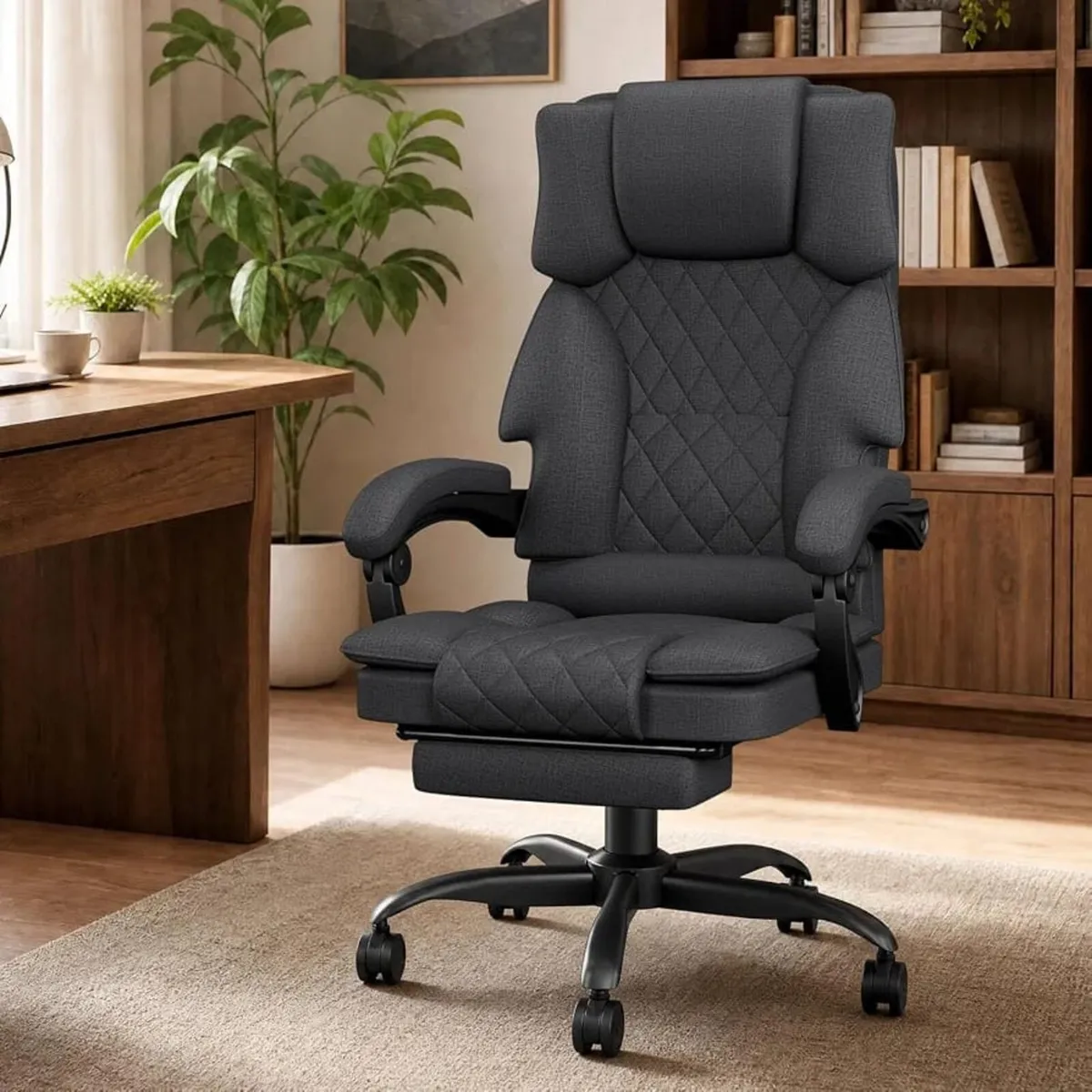 Ergonomic Office Chair, Wide Seat Recline Computer - Image 1