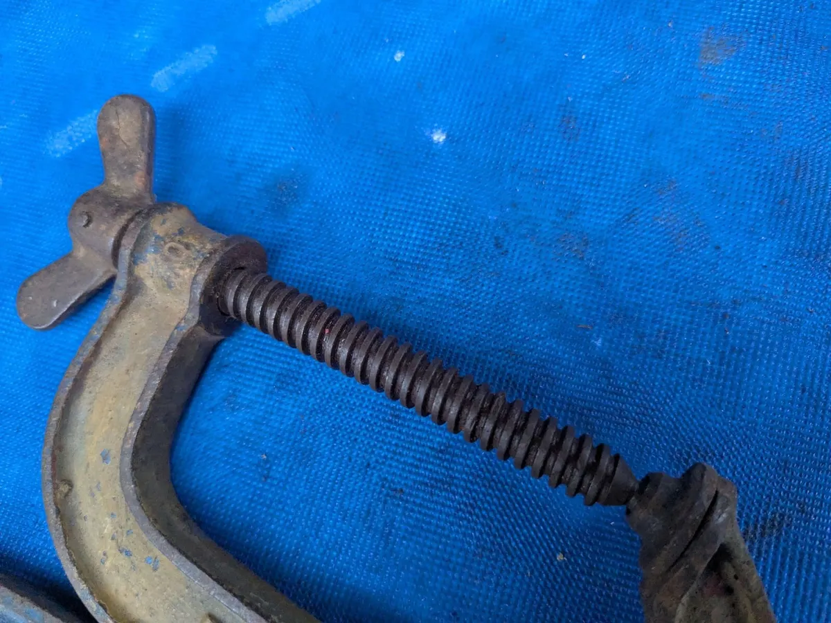 Pair of Record 4" G Clamps - Image 3