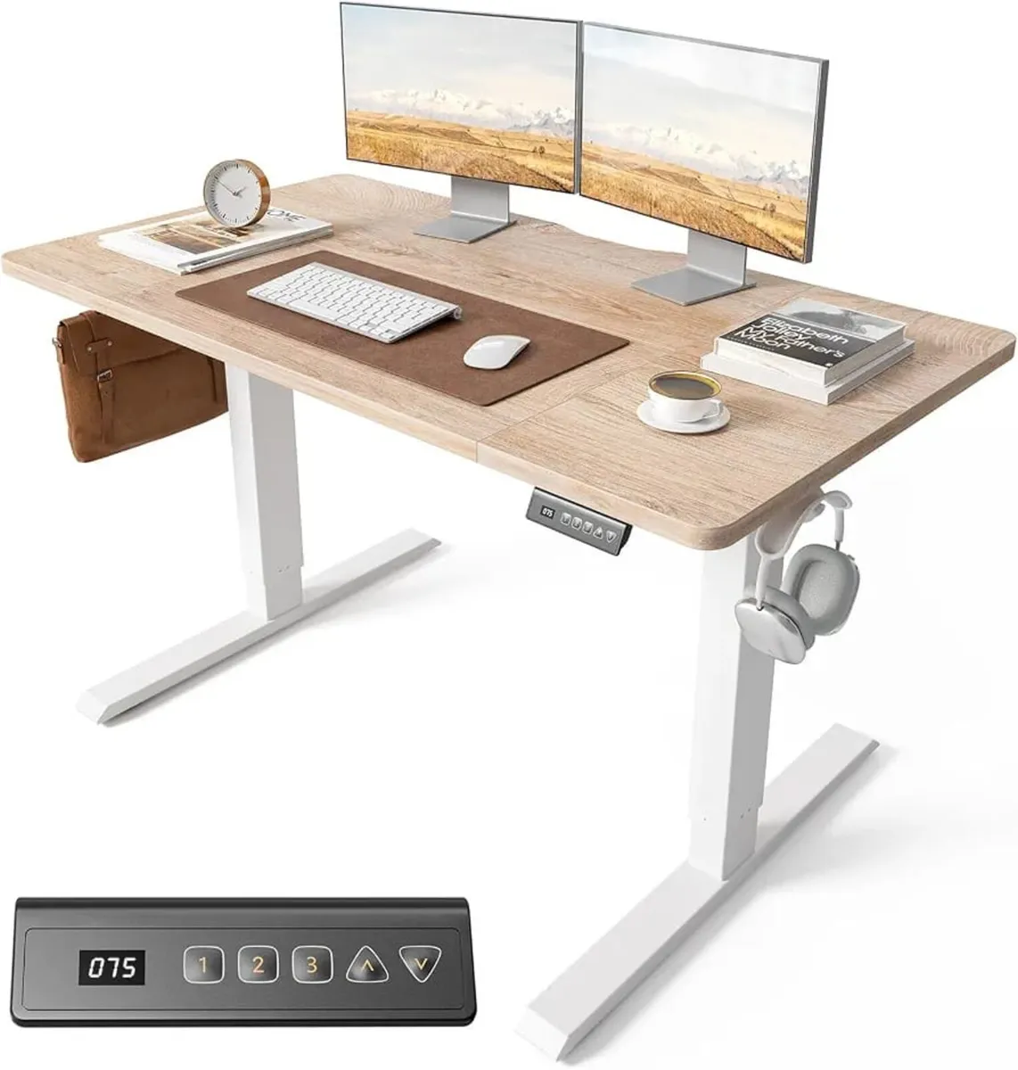 Electric Standing Desk 120 x 60 cm, Height Adjusta - Image 1