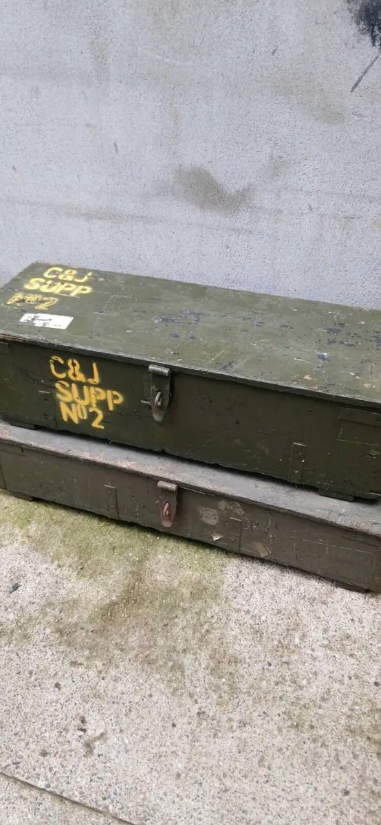 Military wooden boxs - Image 2