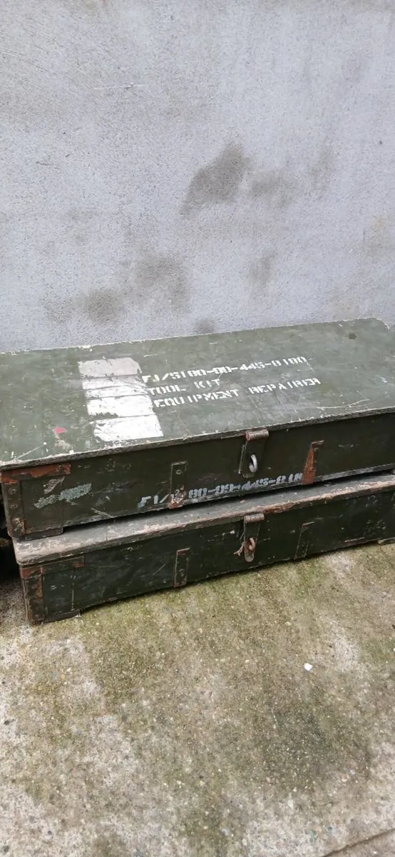 Military wooden boxs - Image 3