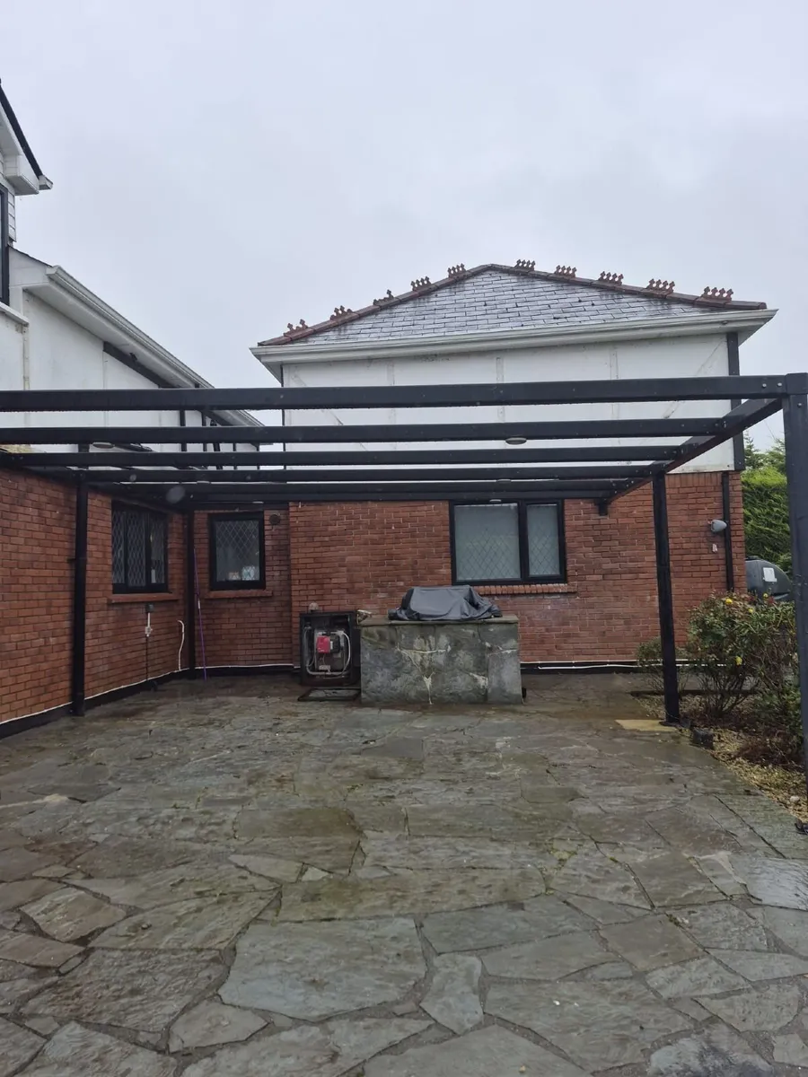 large steel pergola/bbq canopy frame 8m x 7.5m