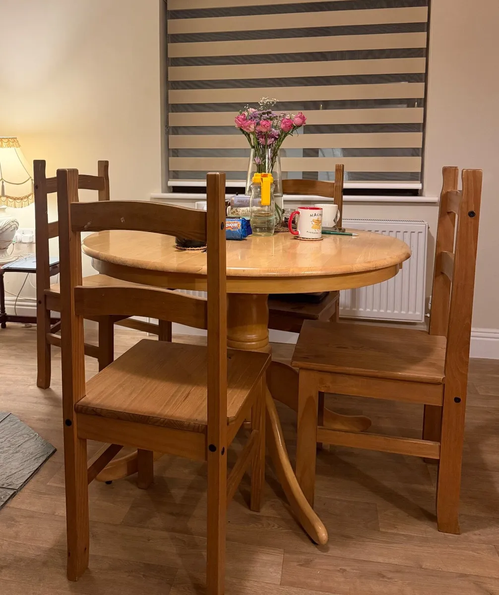 Dining Table & Chairs Set - Image 1