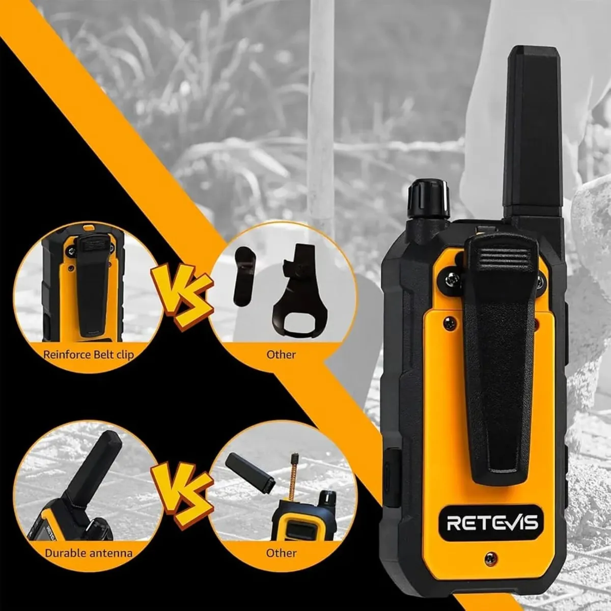 RB648 Walkie Talkies Long Range, Walkie Talkies Sc - Image 2