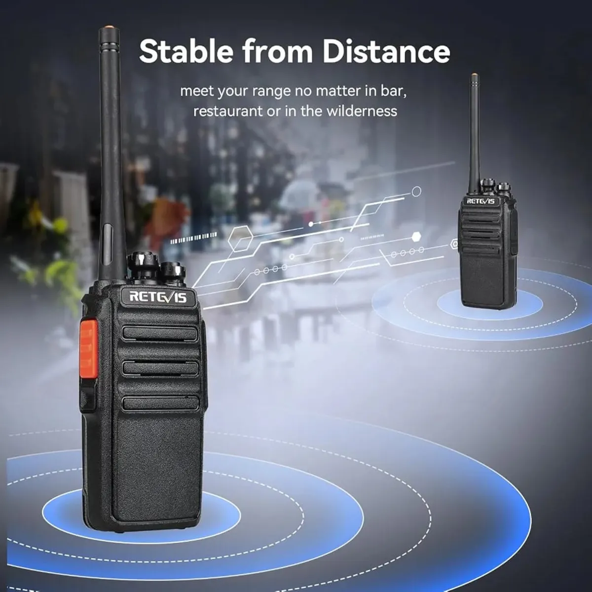 RT24 Walkie Talkies for Adults, Professional Two W - Image 2
