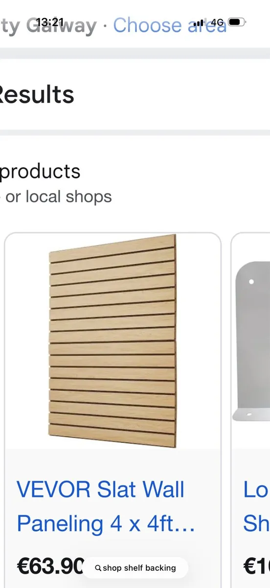 FREE - Shelf wall backing - Image 2