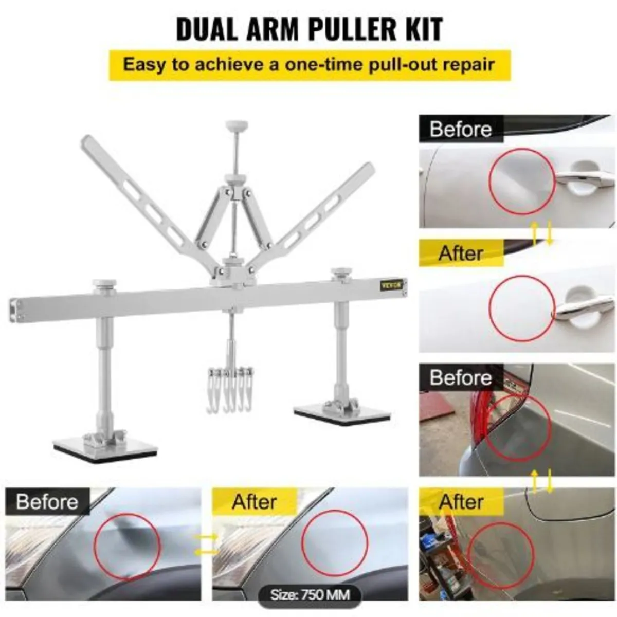 Dent Pull Lever Bar Kit Fit for Aluminum - Image 4