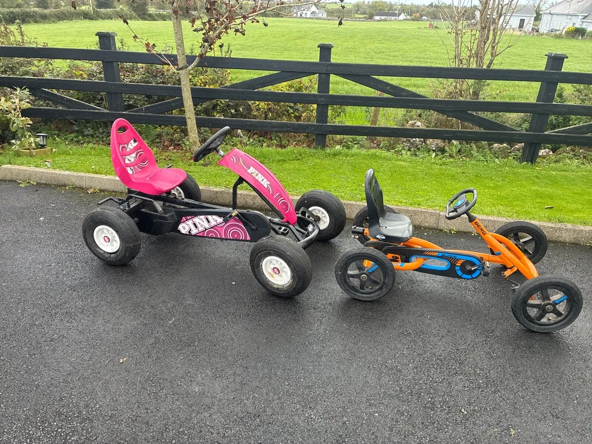 Berg and John Deere go karts/tractors/Acc - Image 1