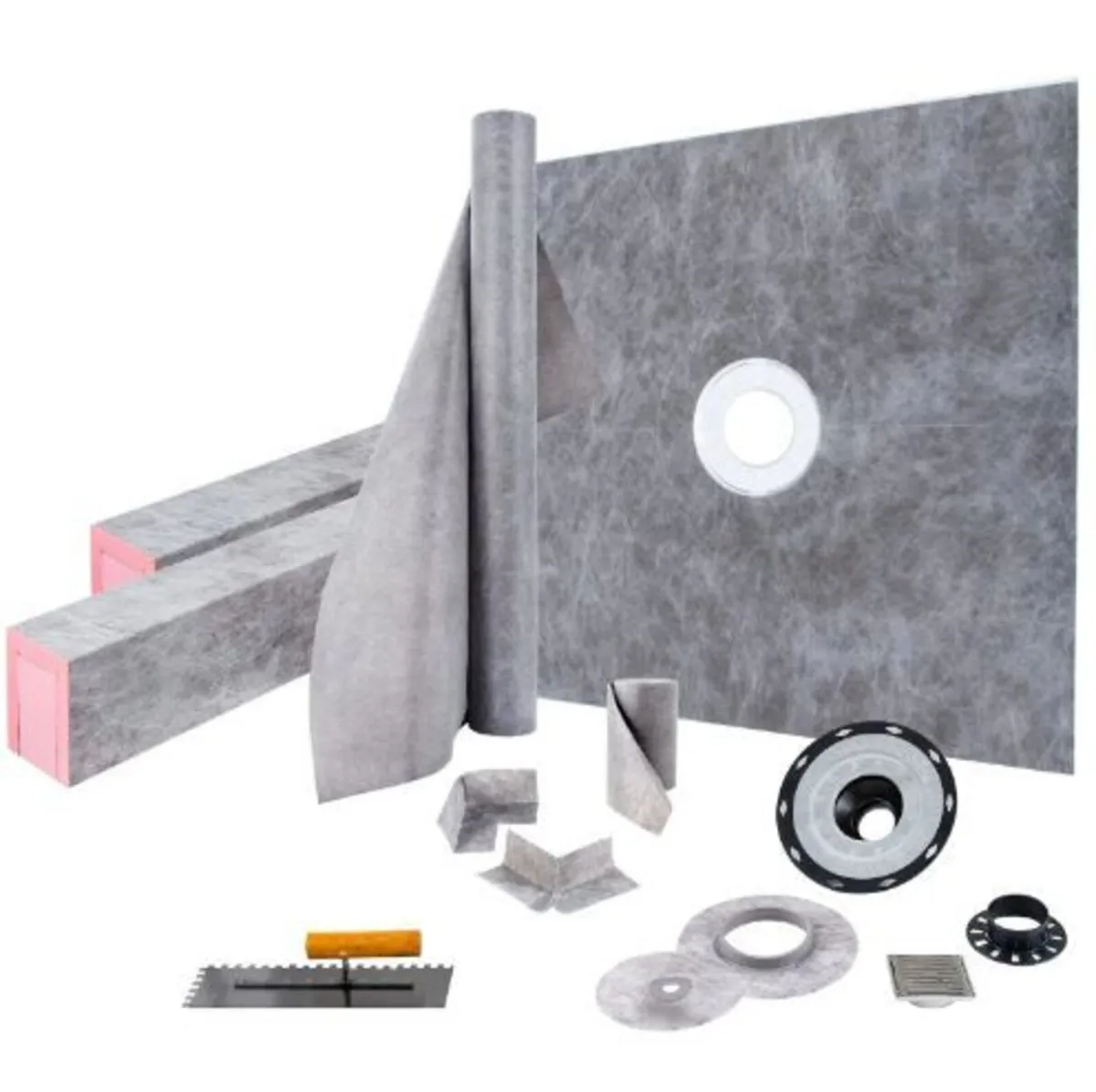 Shower Curb Kit, 121.9 x 121.9 cm - Image 1