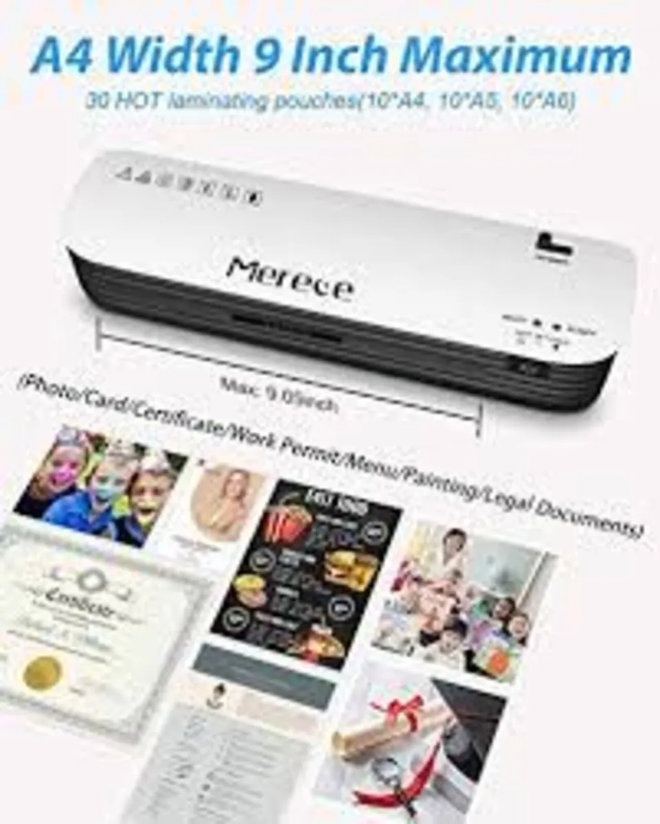 Home Office Laminator Lamination Machine Kit Set - Image 1