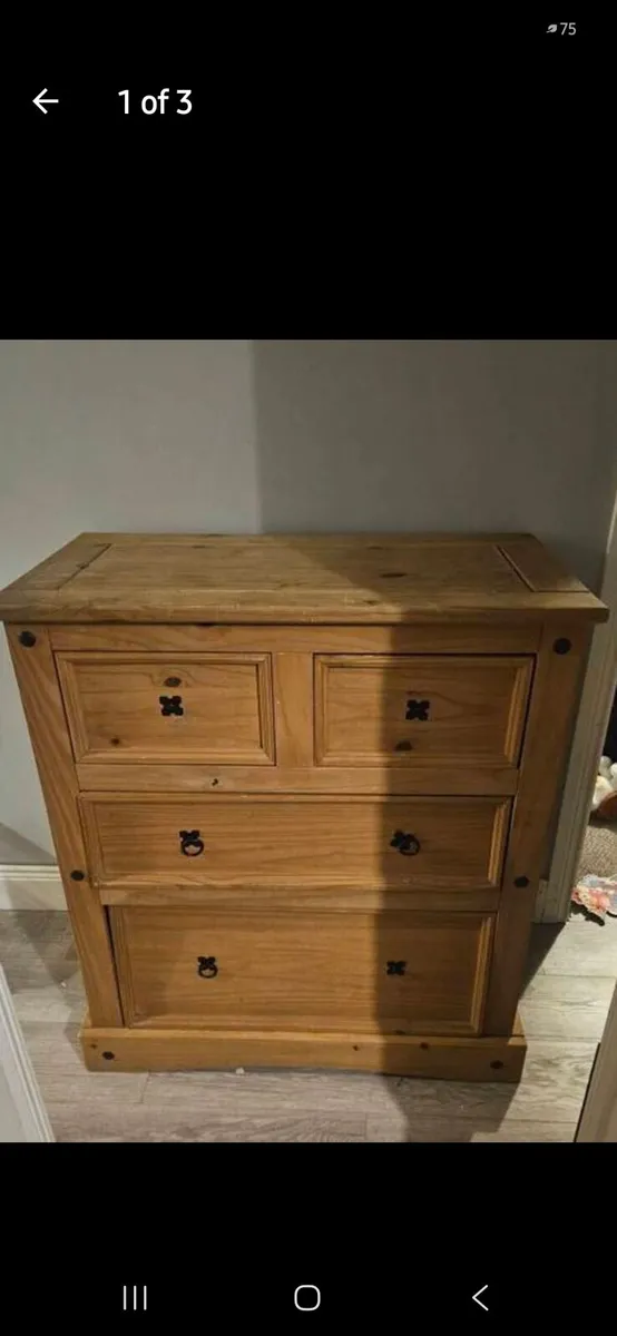 Dresser draw unit Mexican pine