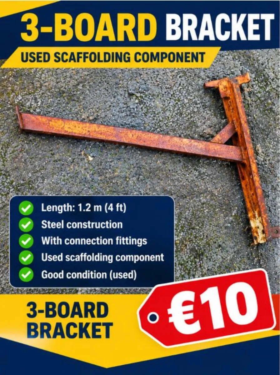 3 Board Bracket - Scaffolding Element - €10