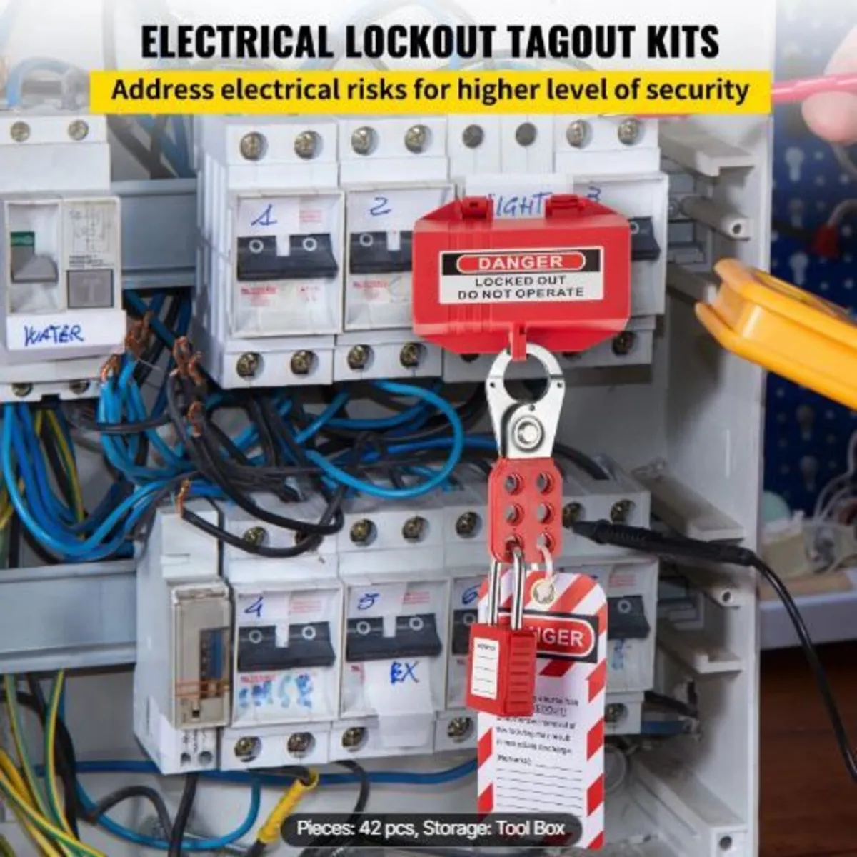42 PCS Lockout Tagout Kits - Image 3