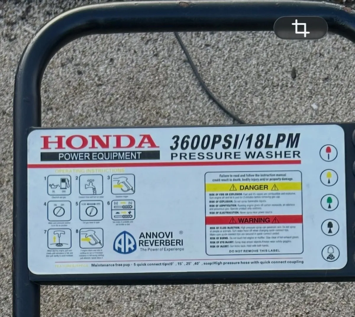 Pressure washer Honda - Image 2