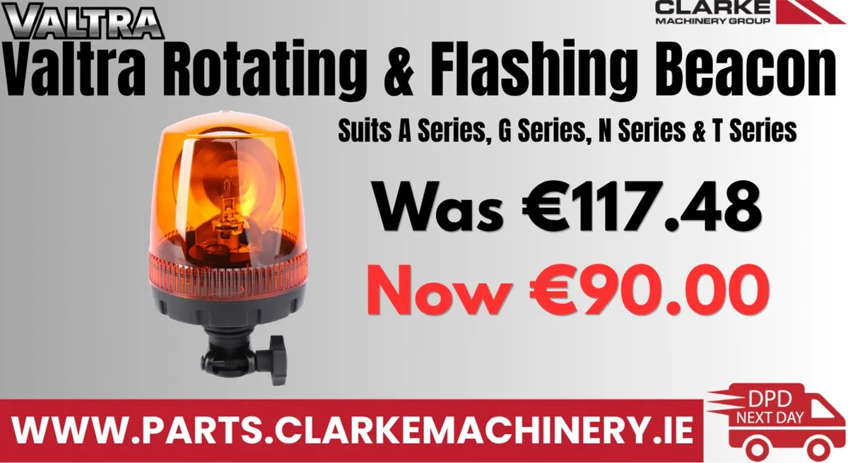 Valtra Rotating & Flashing Beacon