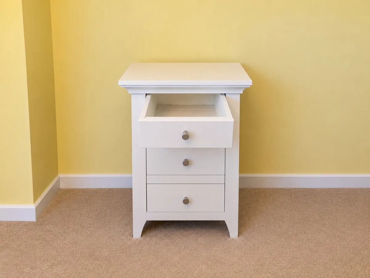 Solid Pine Bedside Lockers - Image 2