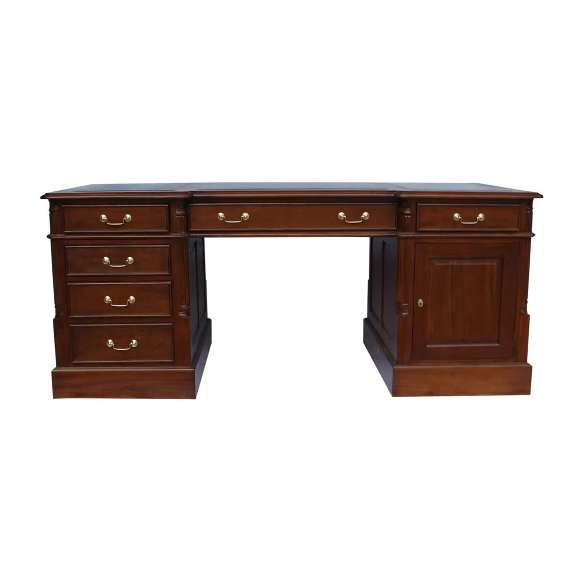 Victorian Partner Home Office Desk - Image 4