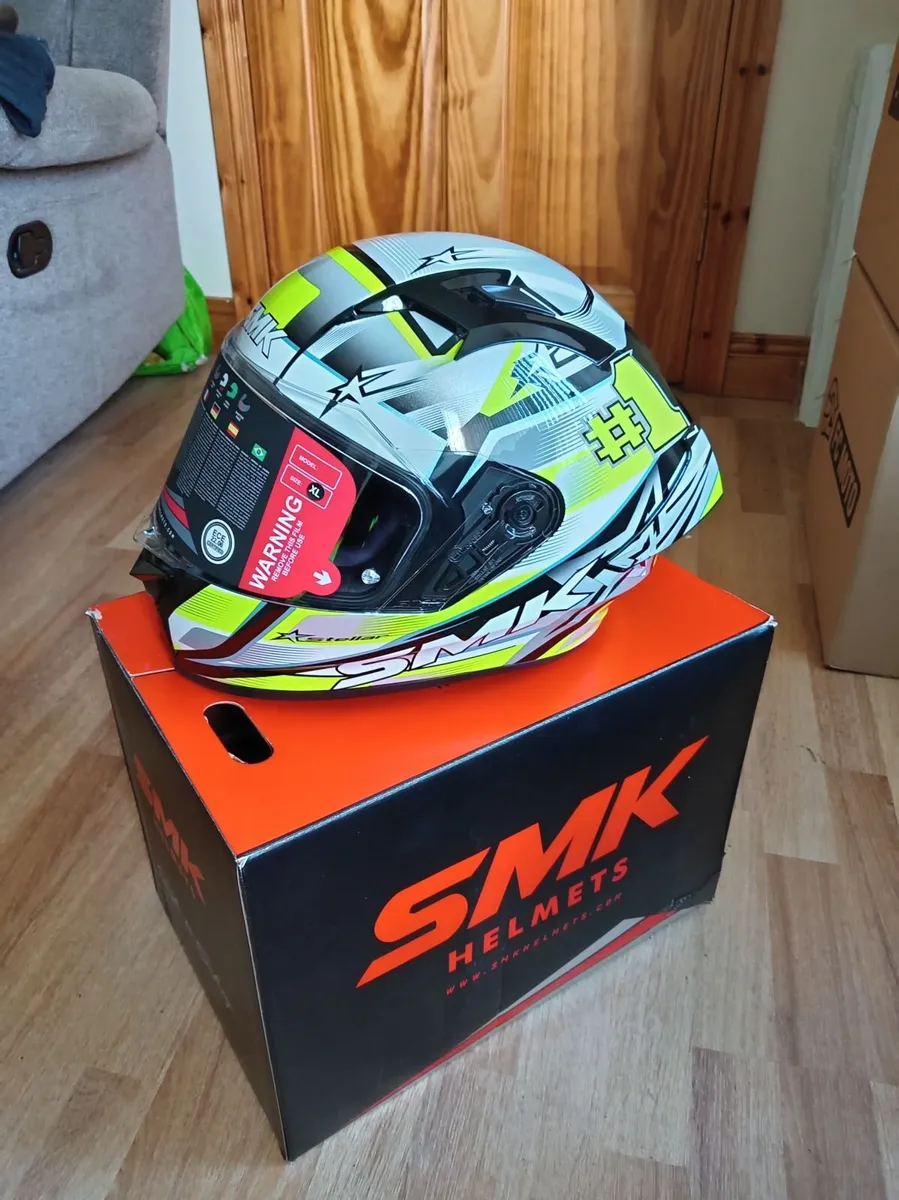 Brand new smk helmet size xl boxed - Image 1