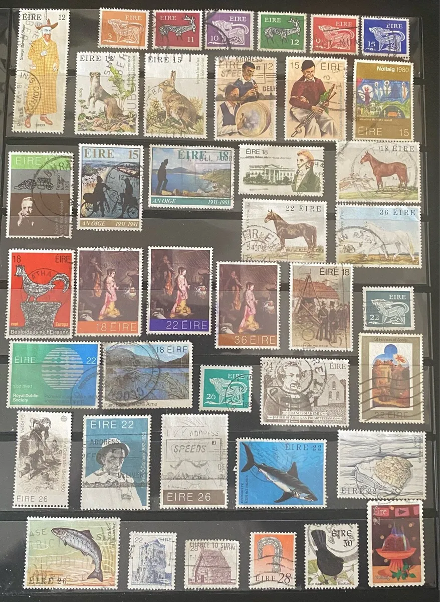 Ireland stamp lot - Image 1