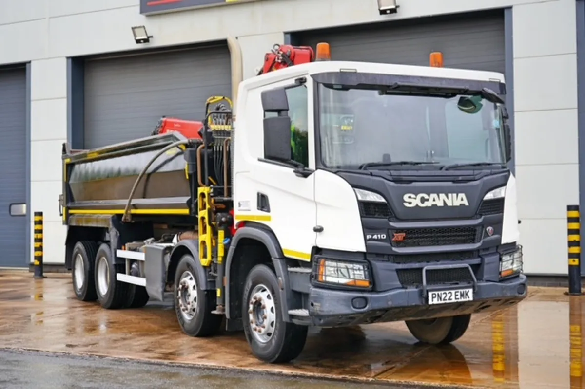 2022 SCANIA P410-XT 8X4 TIPPER GRAB - Image 1