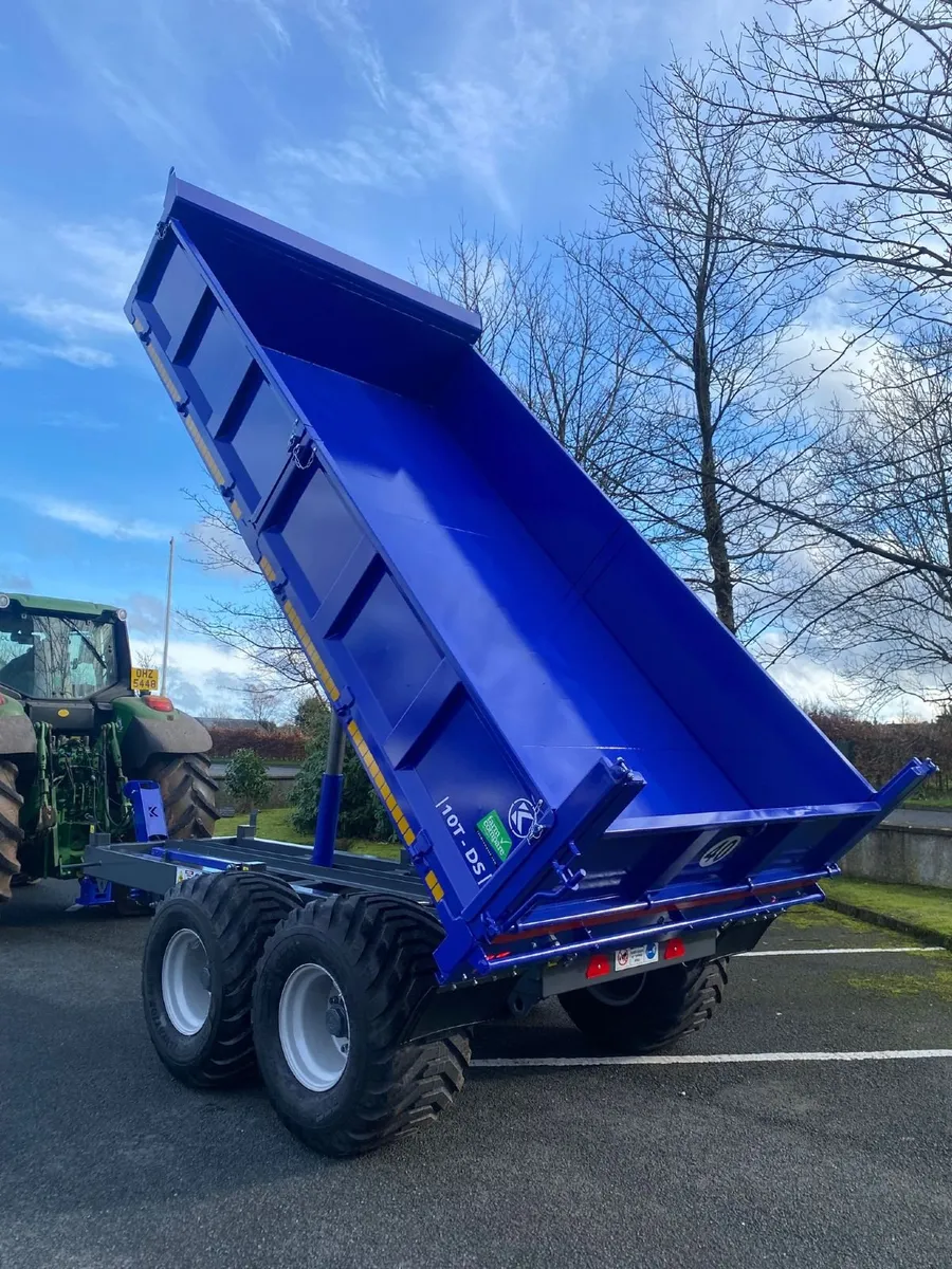 NEW Kenwell 10T Dropside Tipping Trailer - Image 2