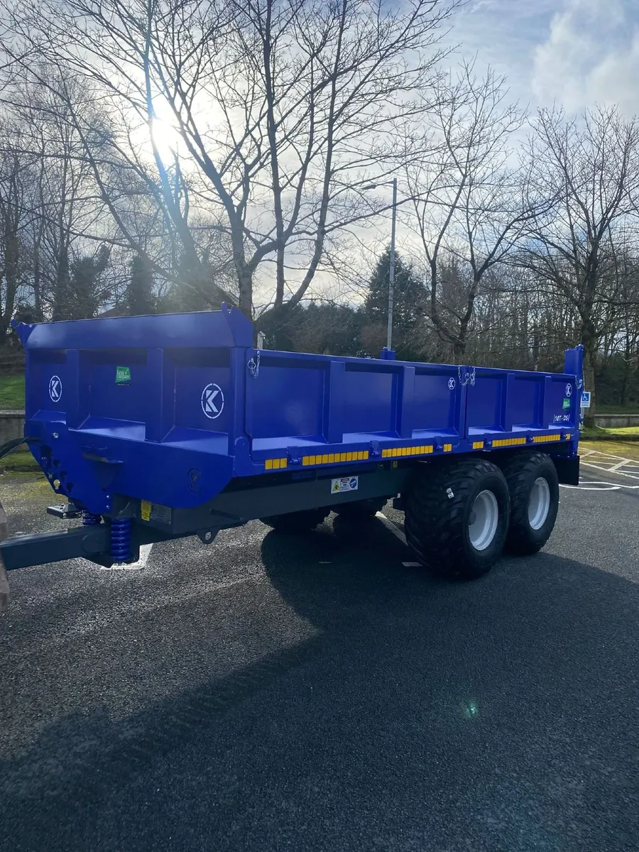 NEW Kenwell 10T Dropside Tipping Trailer - Image 3