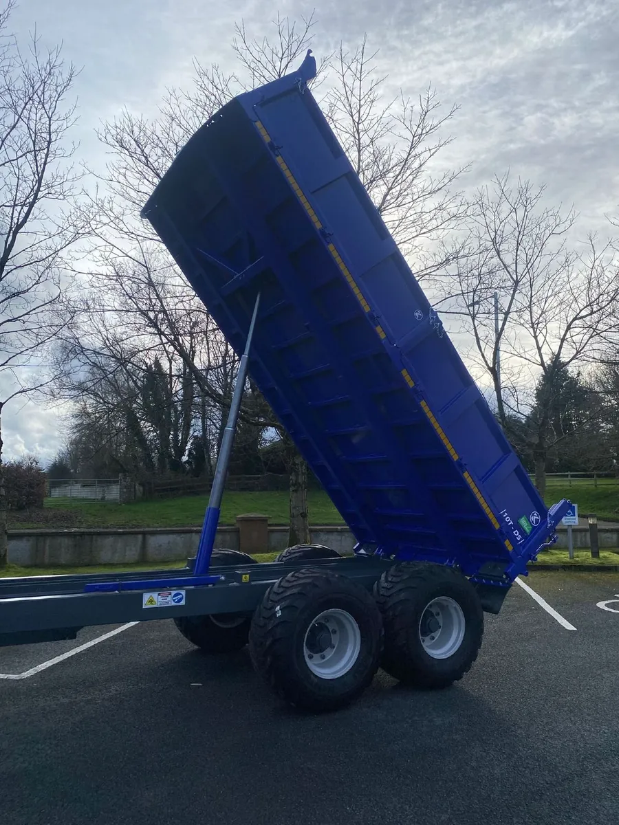 NEW Kenwell 10T Dropside Tipping Trailer - Image 4