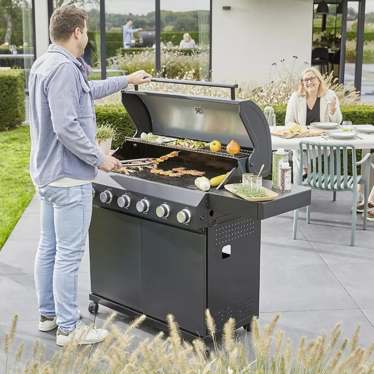 GoodHome Praden 6-Burner Gas BBQ - Like New (Used) - Image 1
