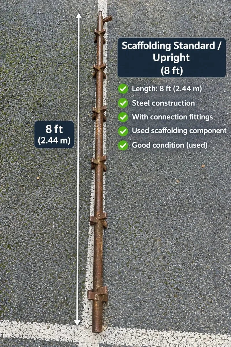8ft Scaffolding Standard / Upright