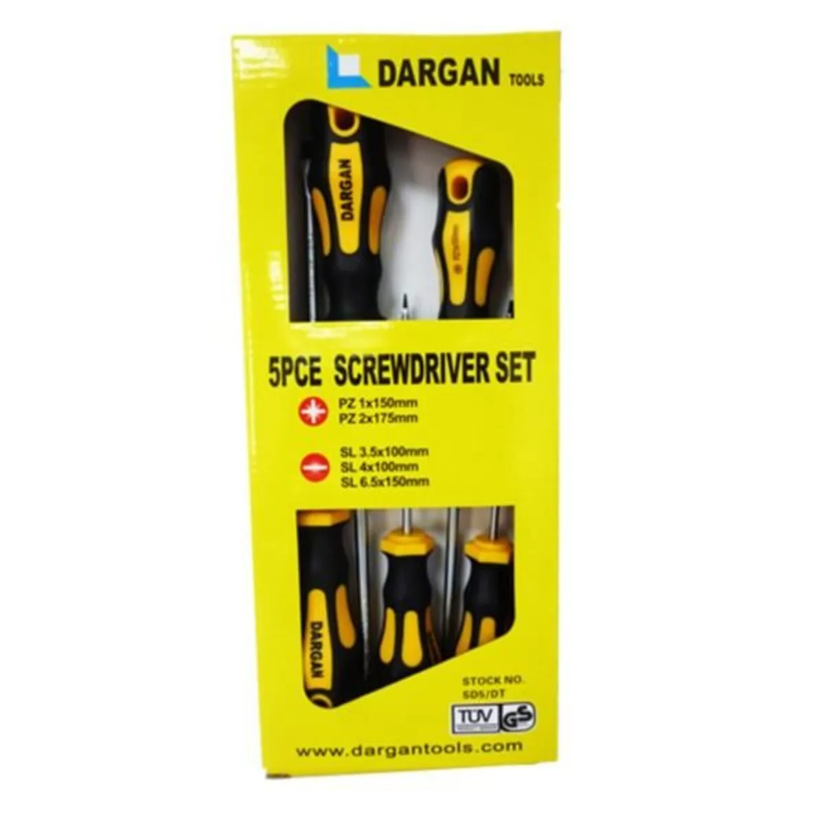 New Set of 5 Screw Drivers: Home Household DIY Kit