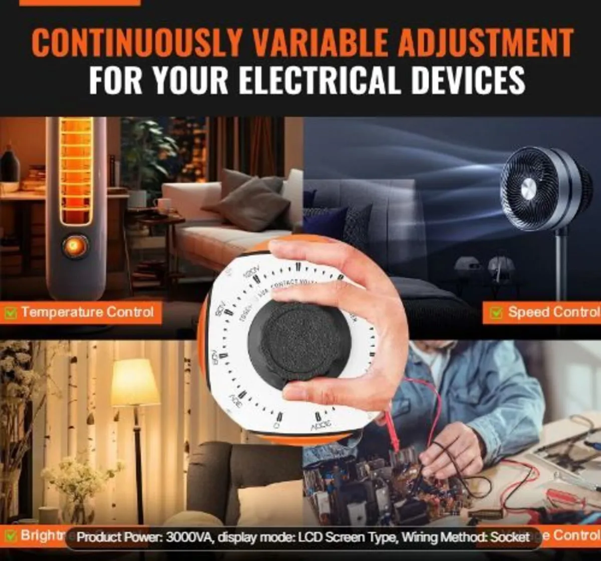 3000VA Auto Variable Voltage Transformer - Image 4