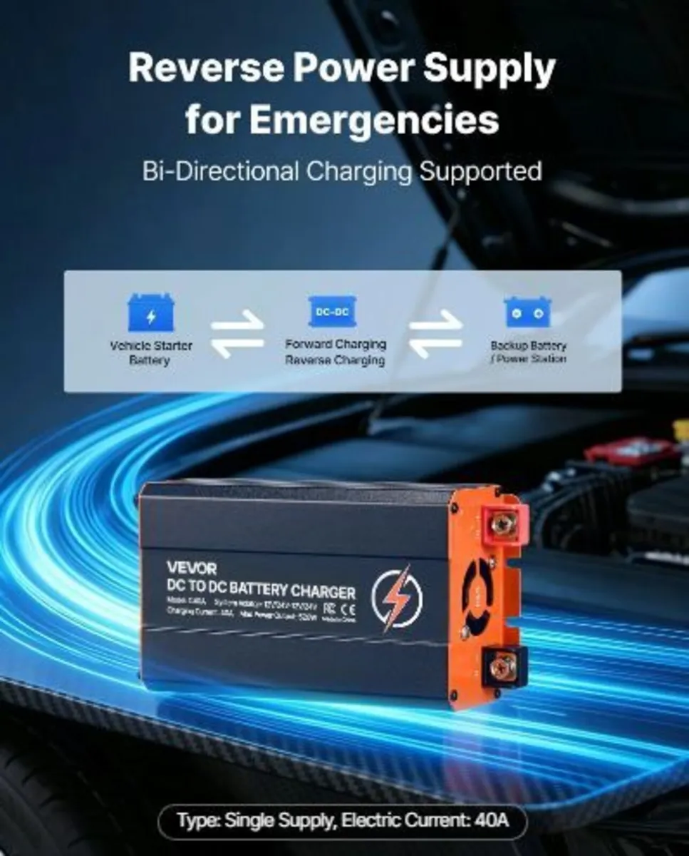 DC to DC Battery Charger, 520W - Image 3