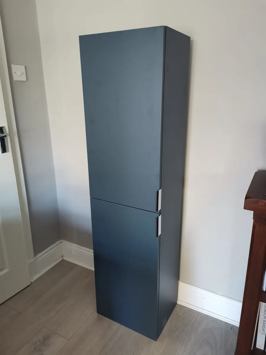 Bathroom Tallboy Twin Door Wall Unit - Image 1