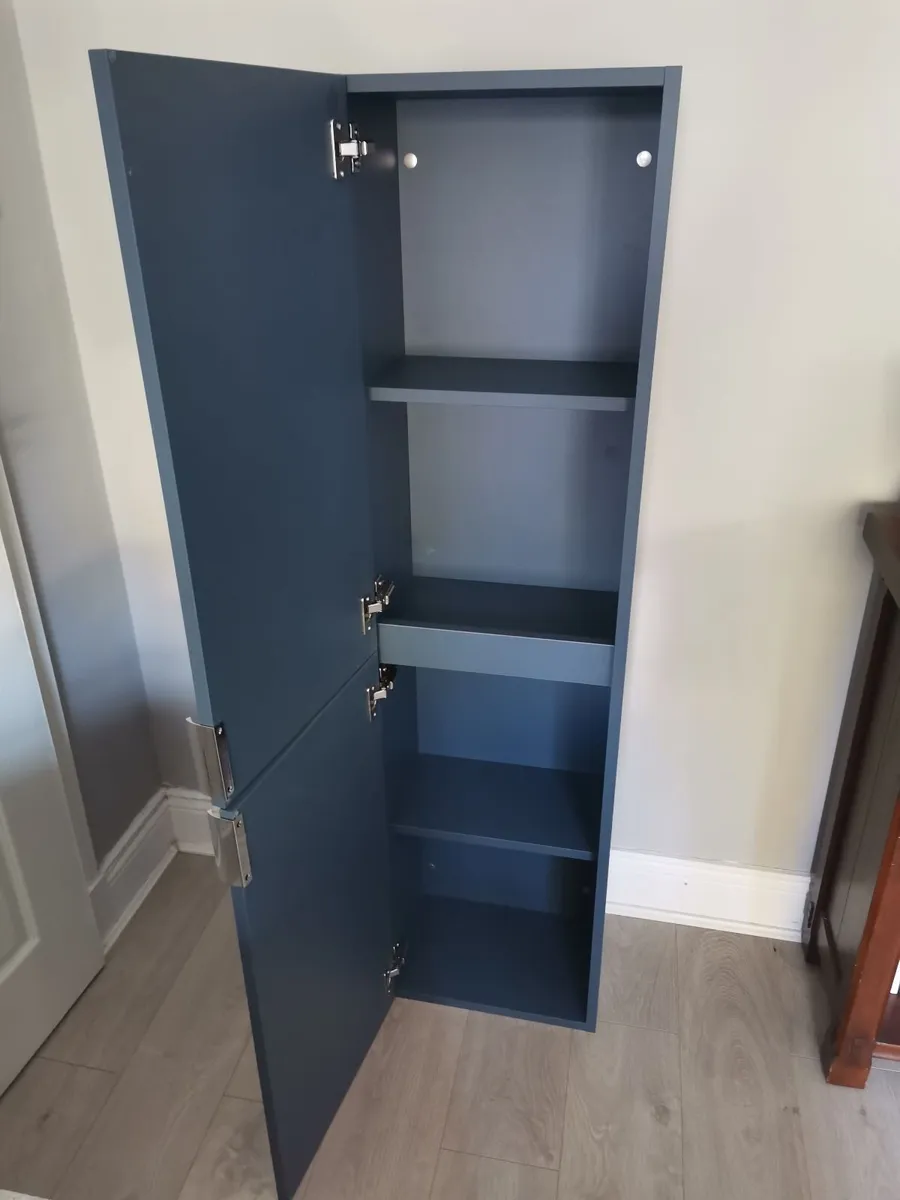 Bathroom Tallboy Twin Door Wall Unit - Image 4