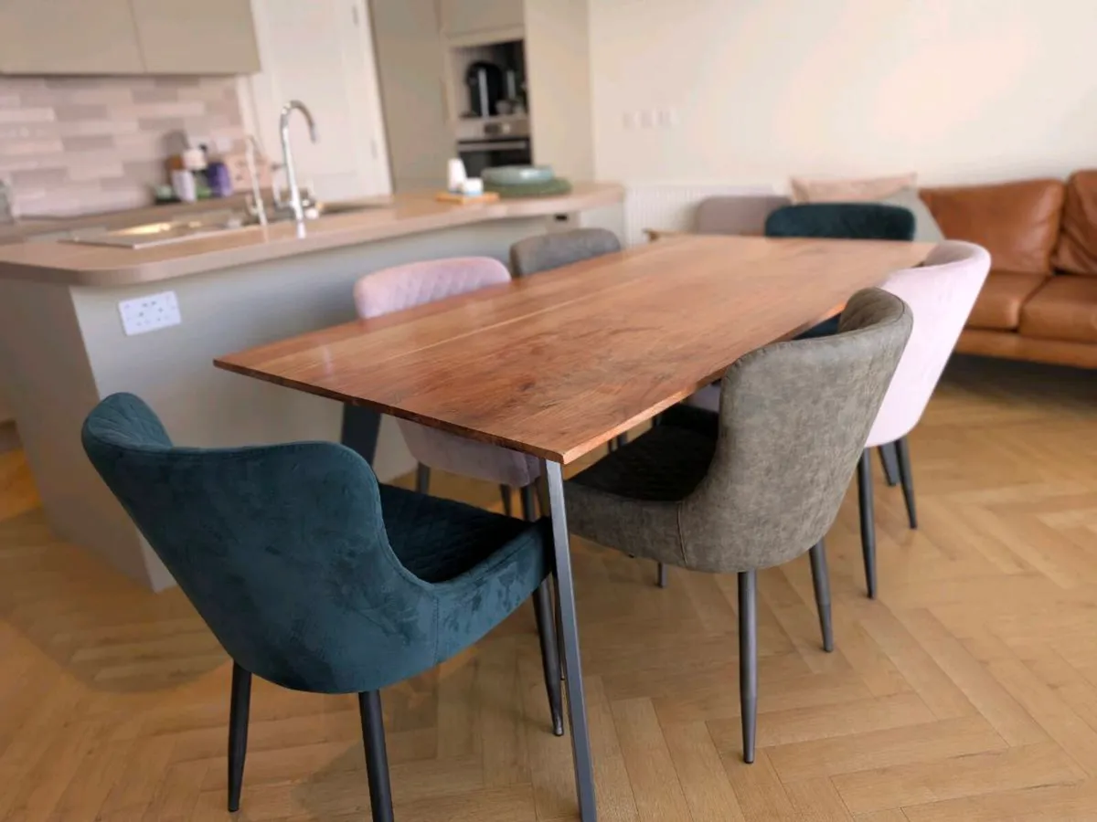 EZ Living Osaka Dining Table & 6 Oledo Chai - Image 1