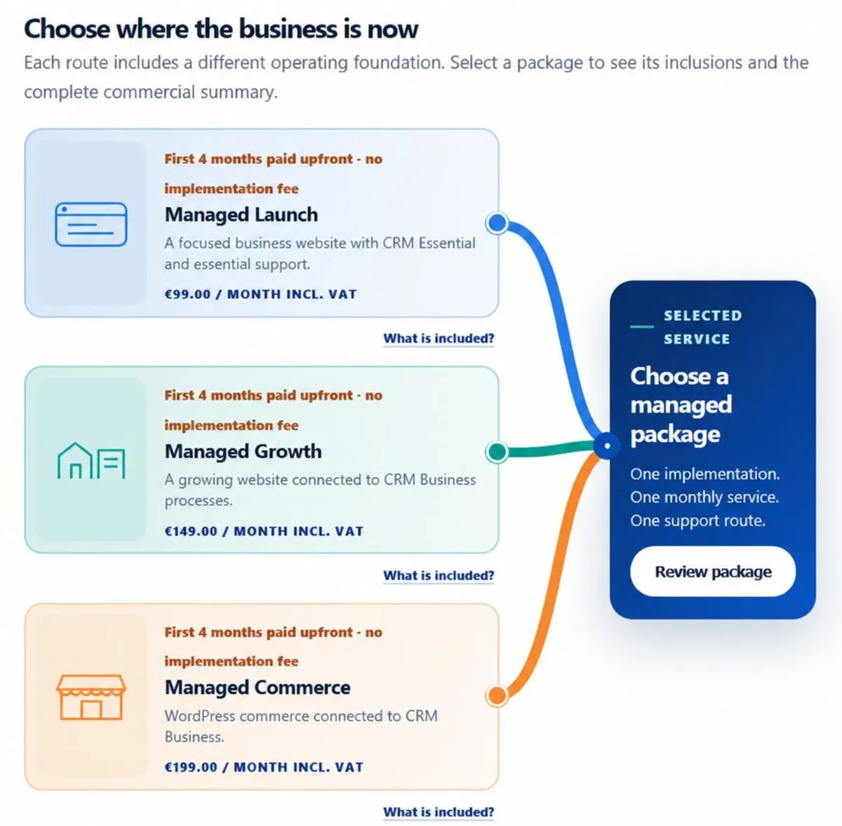 Website + Hosting + CRM — From €99 per Month - Image 1