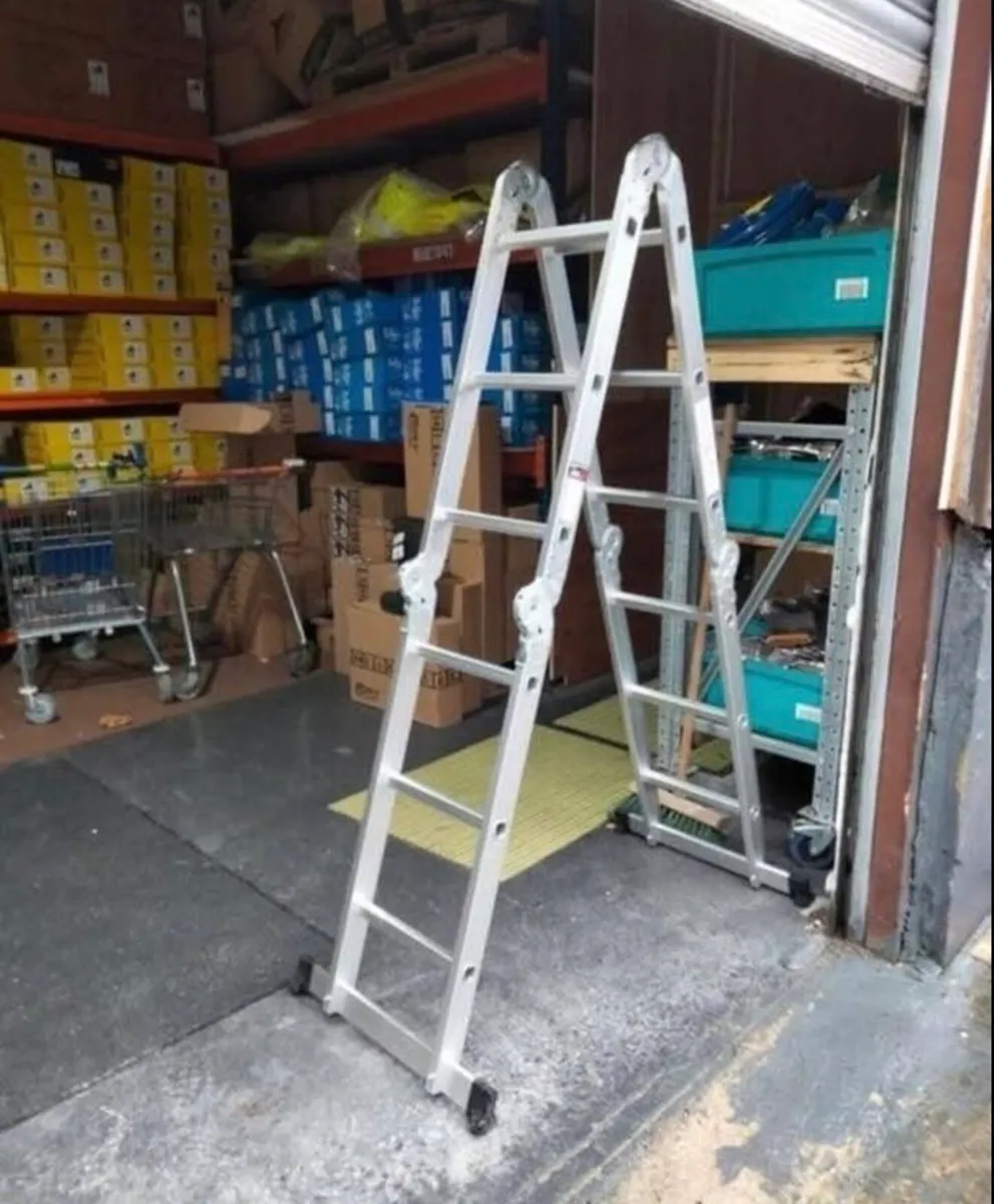 Brand New 12Ft Foldable Ladder - Image 1
