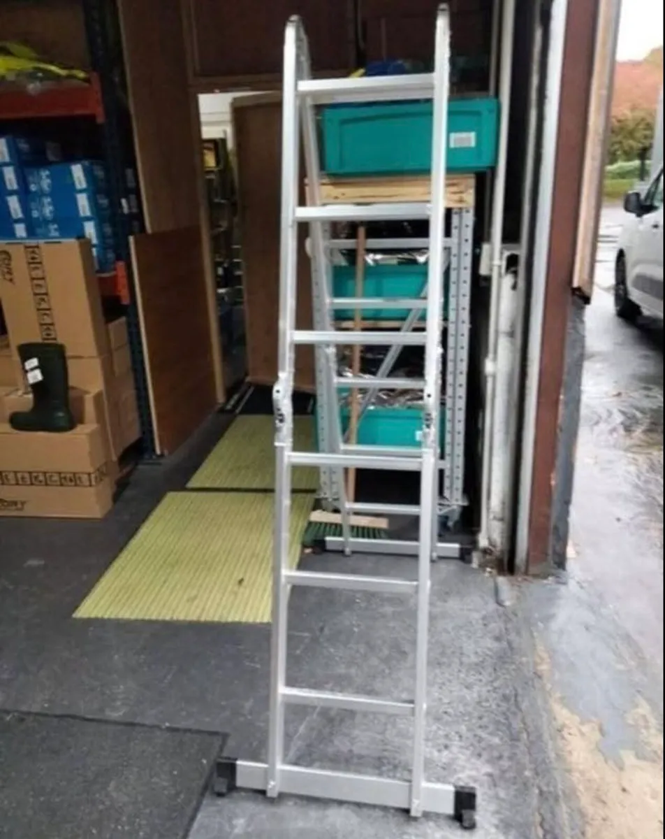 Brand New 12Ft Foldable Ladder - Image 2