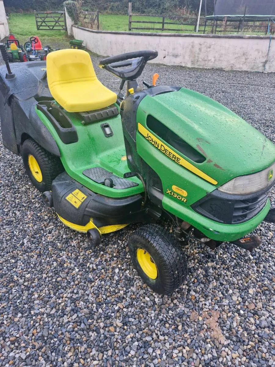 John Deere X130R Ride on mower Delivery available - Image 1