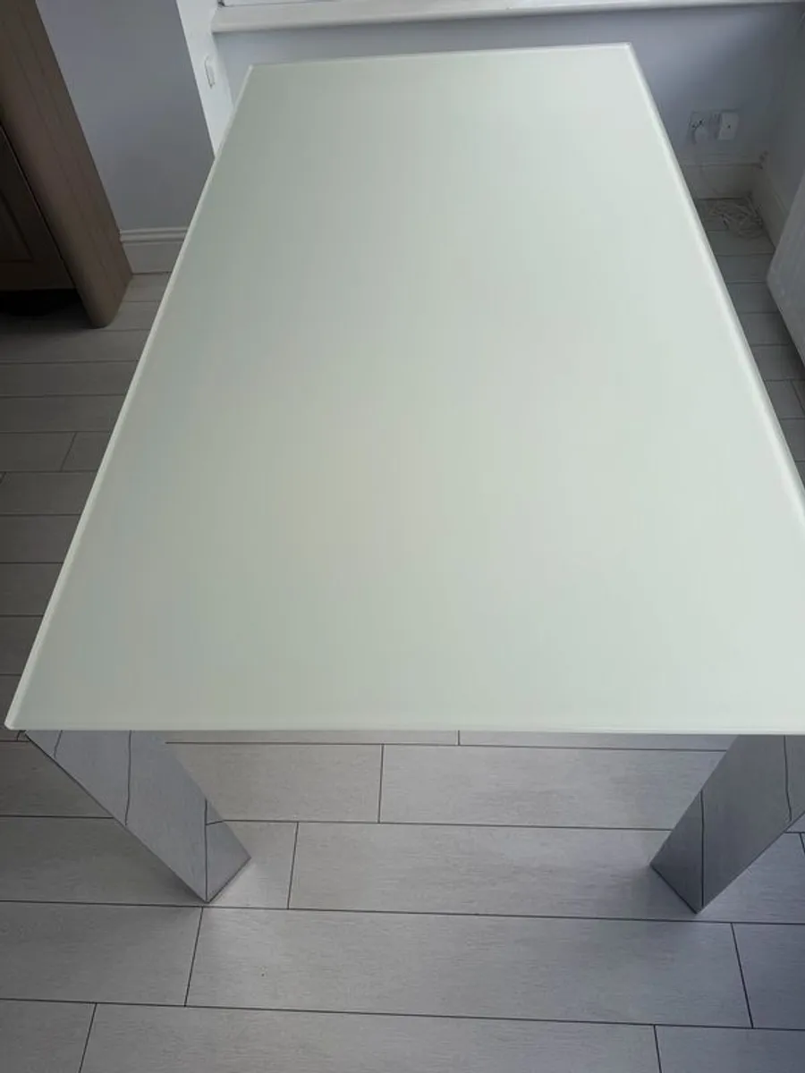 Calligaris Extending Glass Dining Table - Image 3