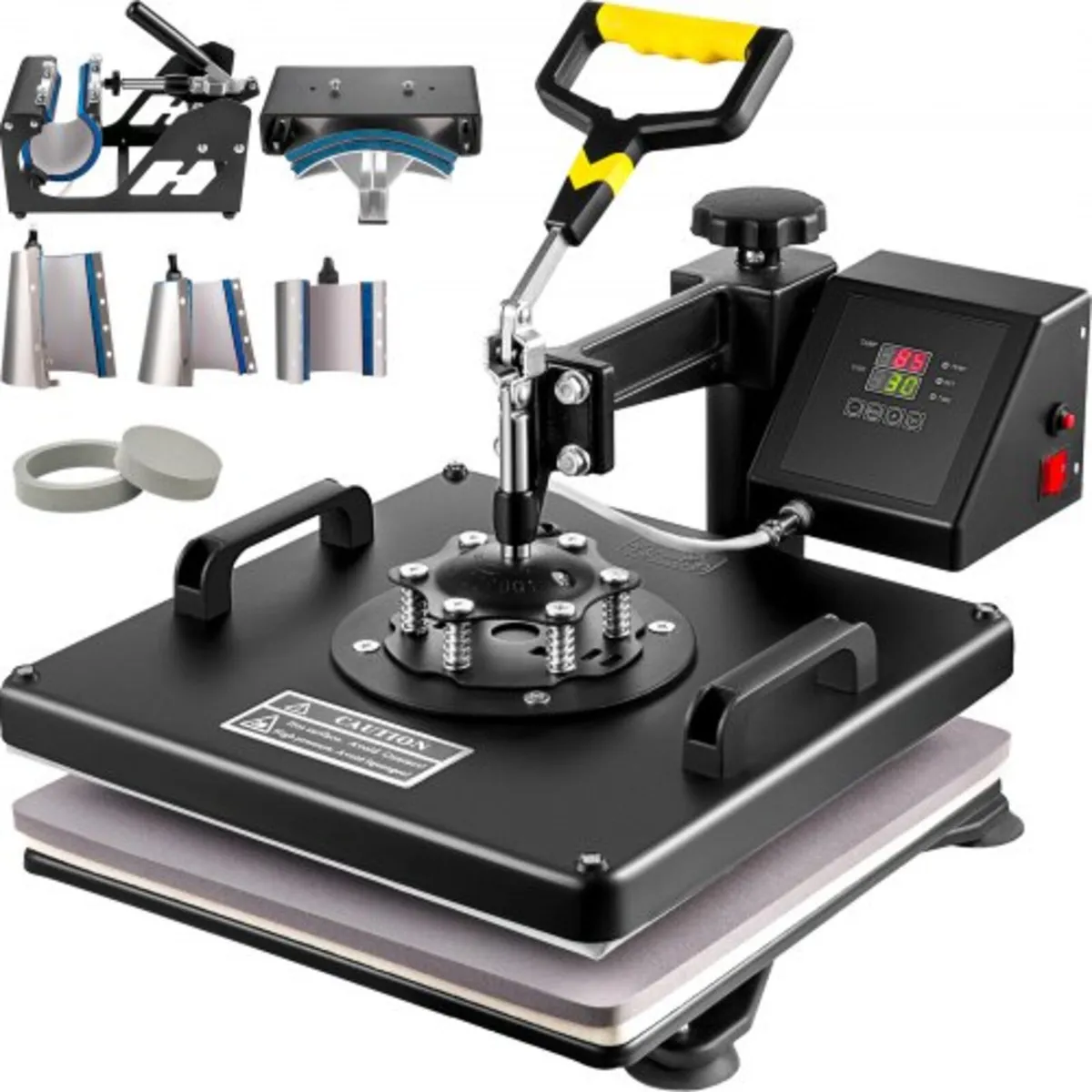 Heat Press 8 in 1 Heat Press Machine 38x38cm Heat - Image 1