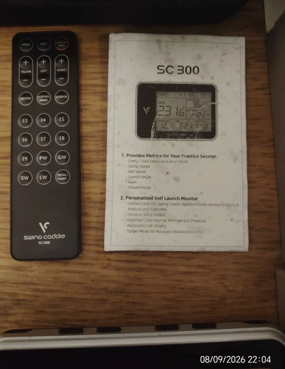 Swing caddie SC-300 launch monitor - Image 3