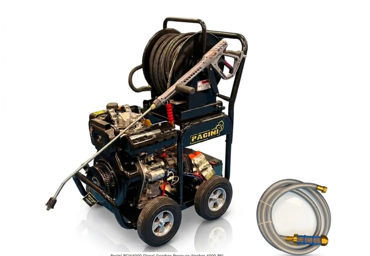 NEW PCW4000 9HP Diesel Pressure Washer – 4000 PSI - Image 1