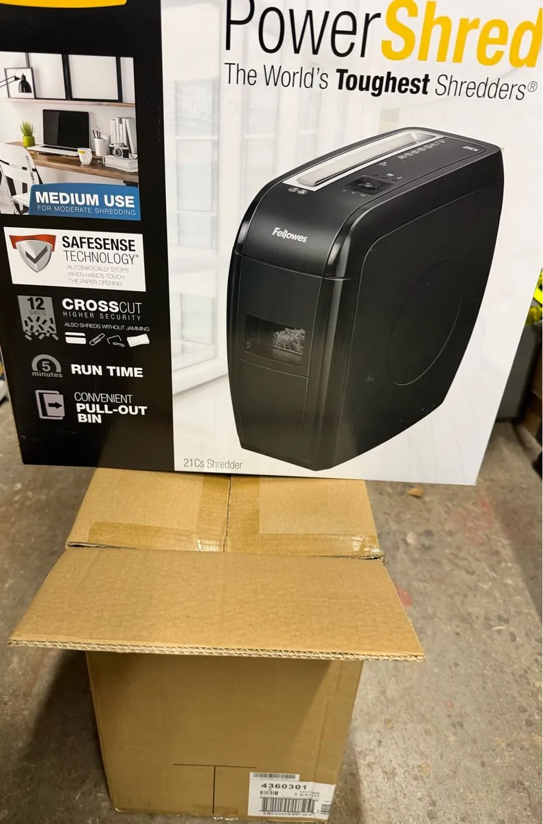 Fellowes shredder - Image 3