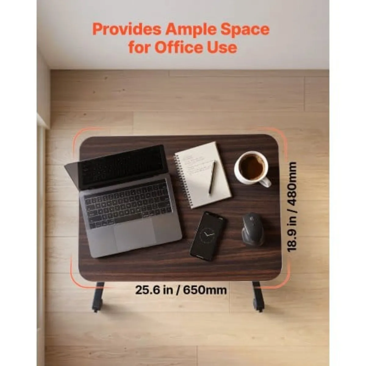 Standing Desk, Adjustable Height Mobile Stand Up D - Image 4