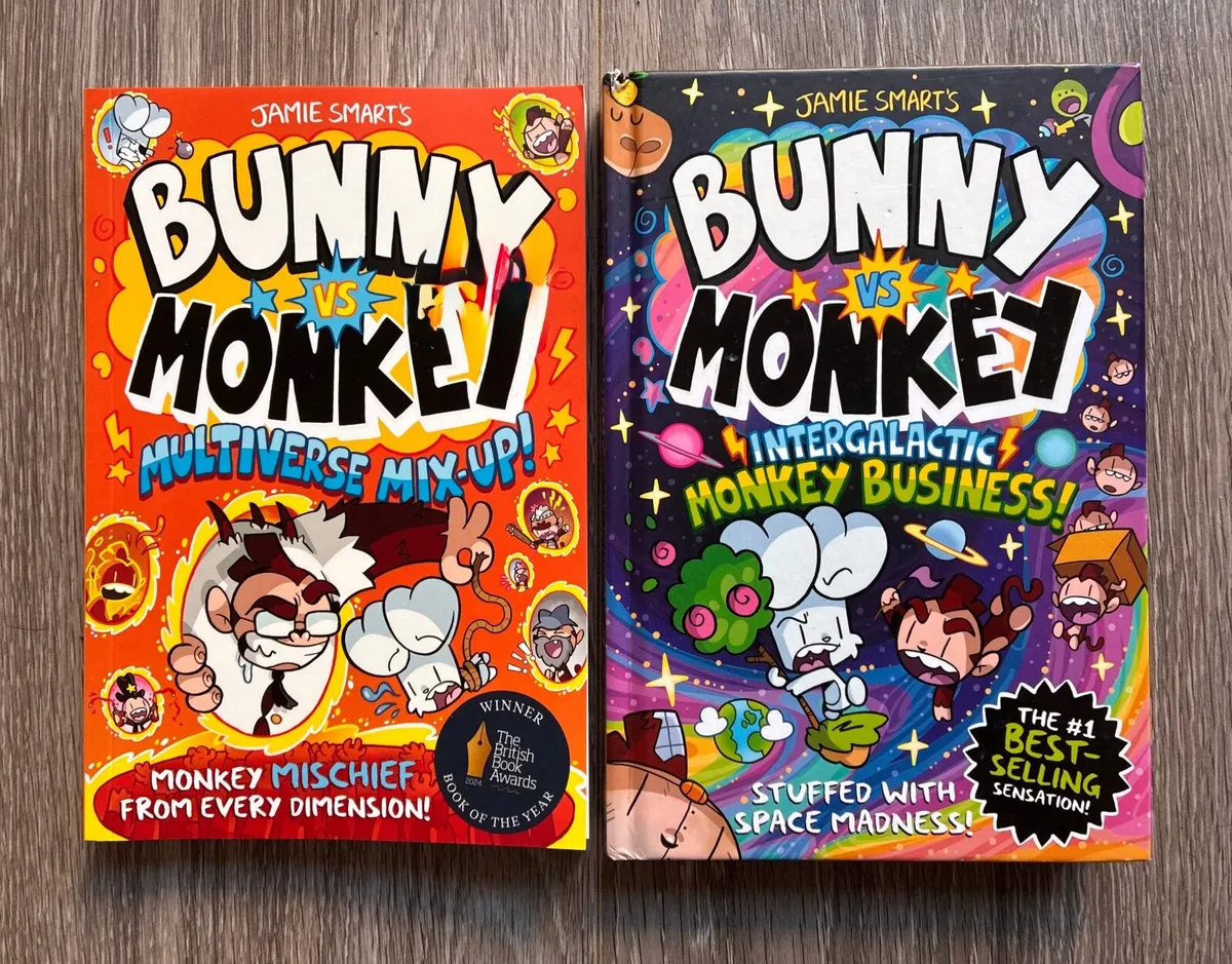 NEW Bunny vs Monkey Graphic Novel Bundle - Jamie S