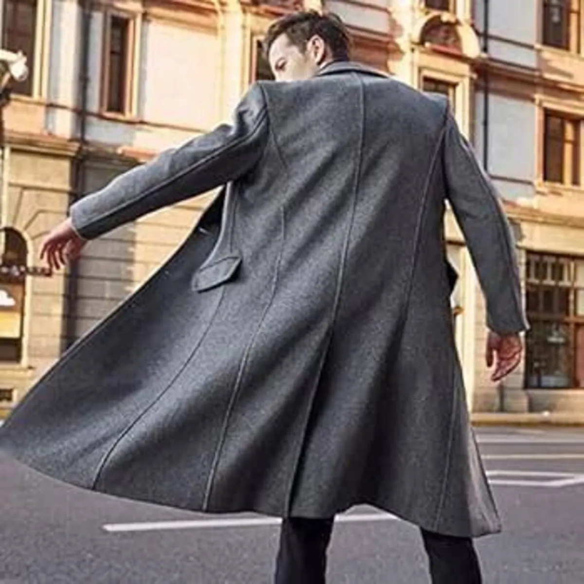 Mens Winter Wool Jackets  Suits & Long Male Coats - Image 2